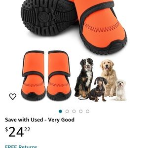 Dog Boots Brand New, I bought the wrong size. So cute !!!